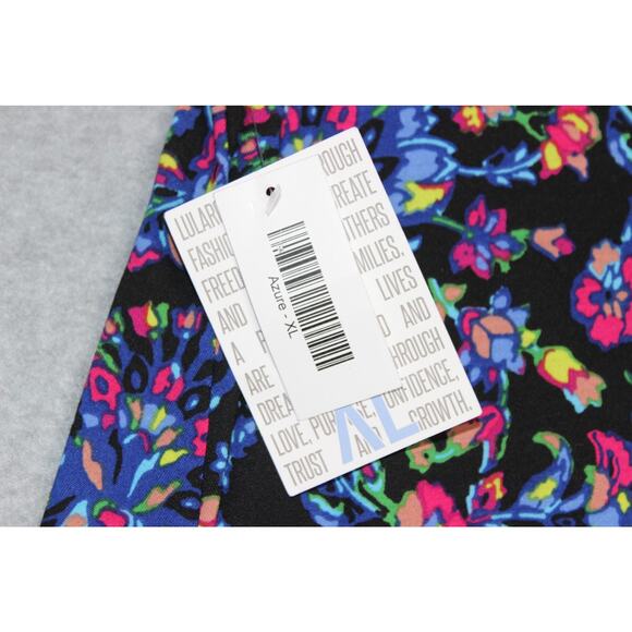NWT Womens Size XL LuLaRoe Azure A-line skirt with a‎ Floral pattern - Picture 3 of 7